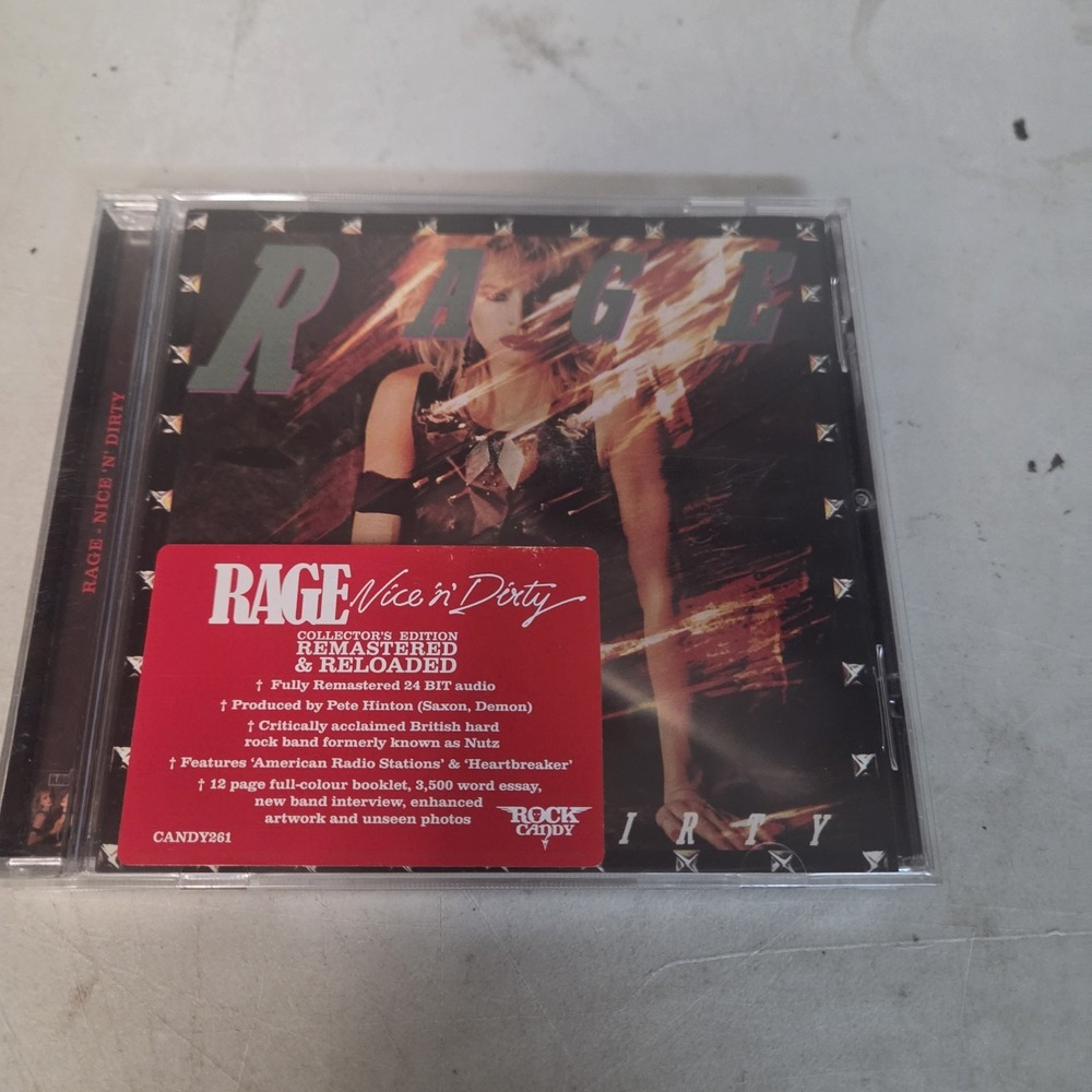 RAGE Nice N Dirty 2015 Rock Candy Reissue Remastered Heavy Metal CD CANDY 261